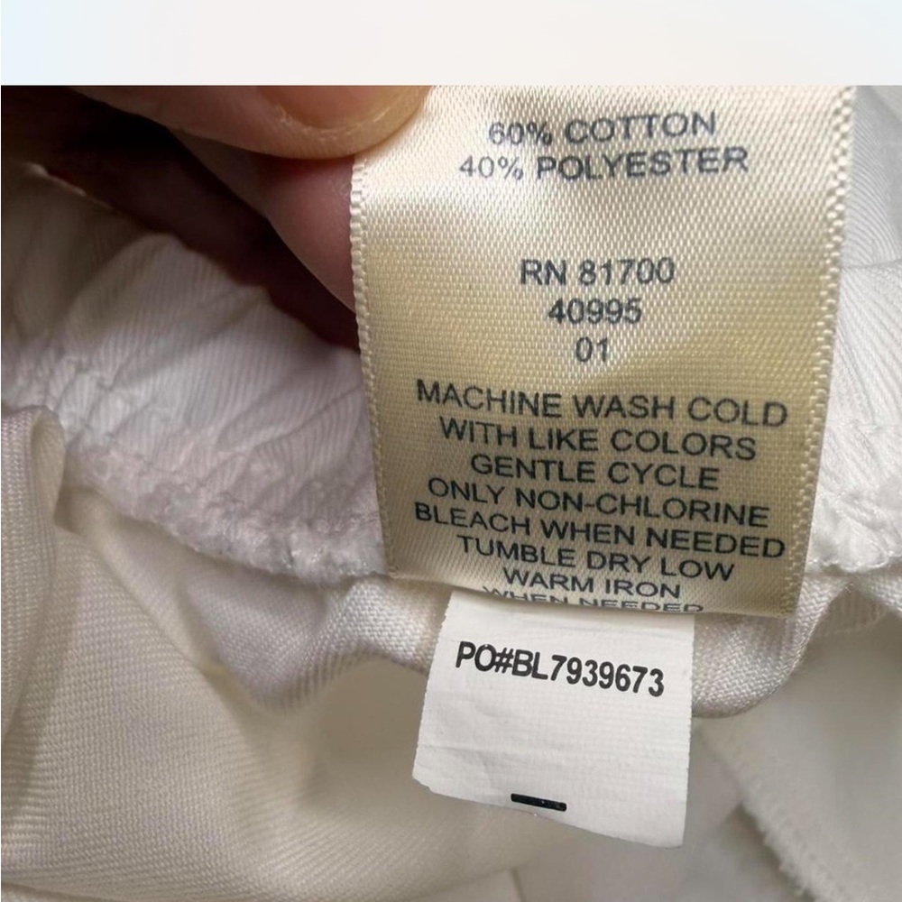 Blair White Capri Women’s Crisscrossed XL PT (18) - Picture 5 of 8